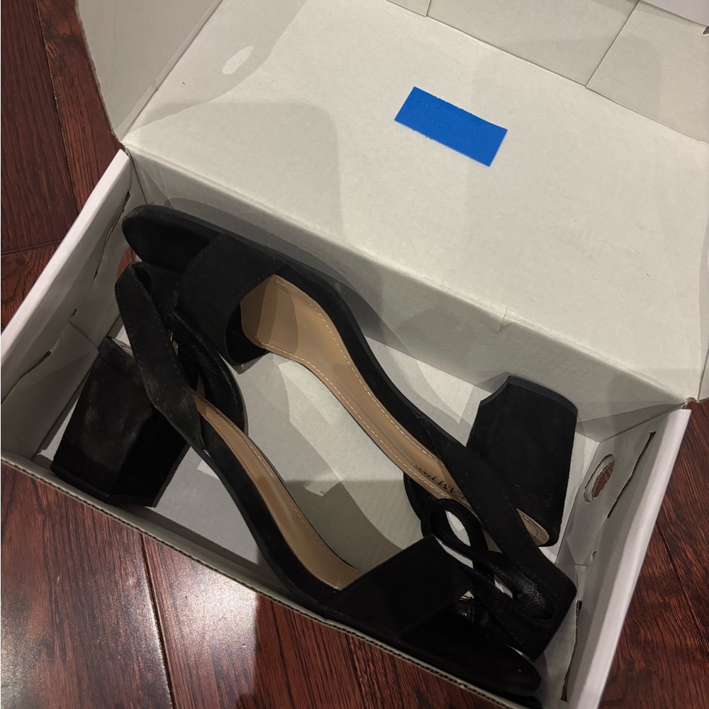 Chic Black Women's Block Heel Sandals